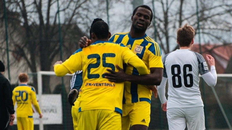 JFK "Ventspils" ārzemju futbolisti. Foto: JFK Ventspils