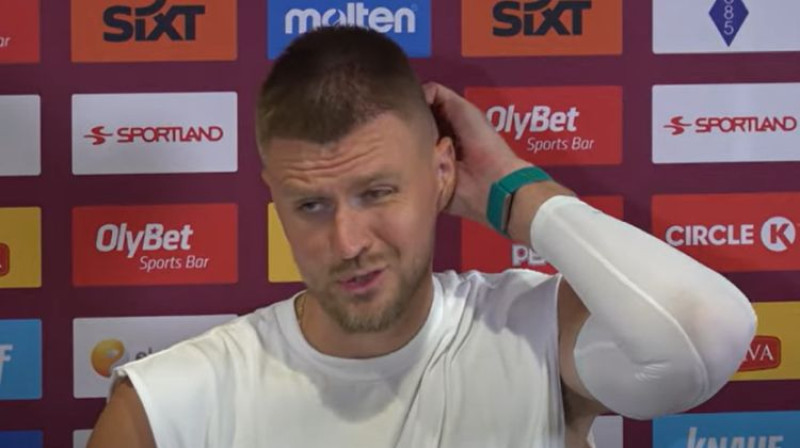 Kristaps Porziņģis. Foto: ekrānšāviņš