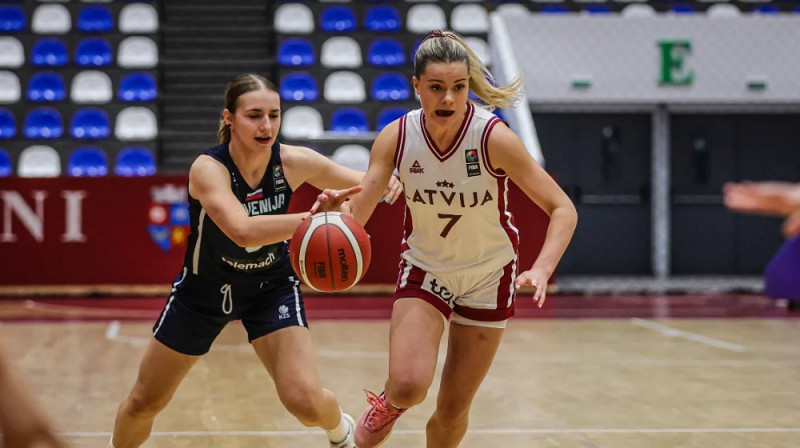 Patrīcija Tikmere 2025. gada 15. augustā. Foto: FIBA