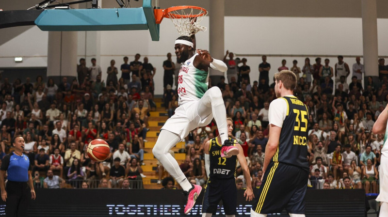 Portugāles valstsvienības centrs Nemiašs Keta. Foto: Federação Portuguesa de Basquetebol