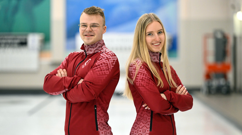 Katrīna Gaidule, Roberts Reinis Buncis
Foto: World Curling/ Eakin Howard