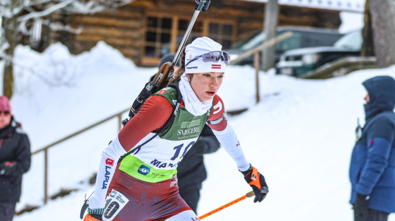 Estere Volfa. Foto: Agris Veckalniņš/Biathlon Madona