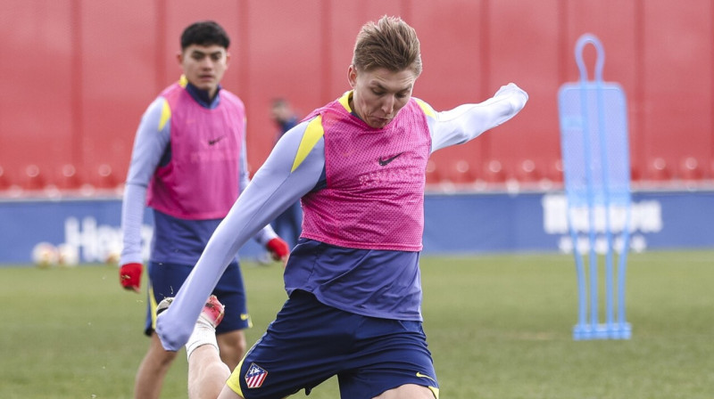 Dario Šits treniņā. Foto: Atleti Academia