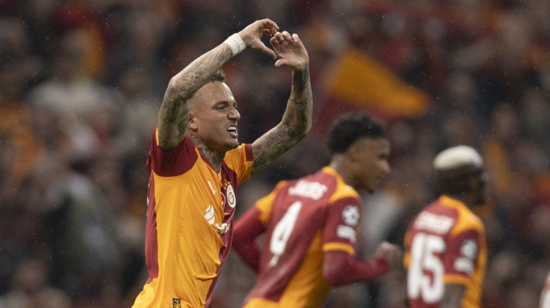 Noa Langs svin vārtu guvumu. Foto: EPA/TOLGA BOZOGLU/Scanpix