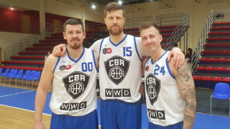 Ervīns Jonāts, Dāvis Rozītis un Mārtiņš Vīņauds. Autora foto.