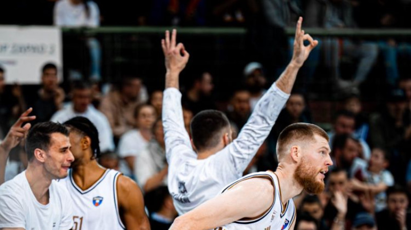 Dāvis Bertāns. Foto: Dubai Basketball