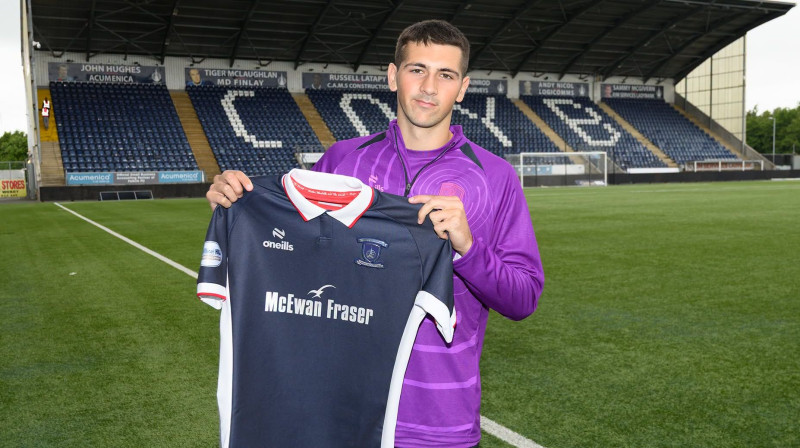 Deniss Meļņiks. Foto: Falkirk Football Club