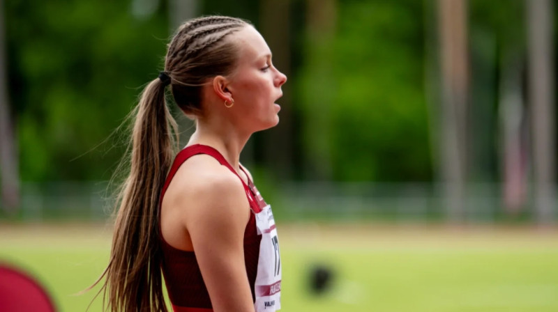 Ieva kauliņa. Foto: Latvijas Vieglatlētikas savienība / @kau1ina.i
