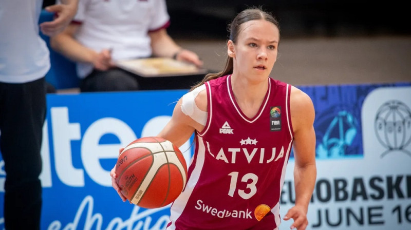 Līva Hermane 2026. gada jūlijā. Foto: FIBA