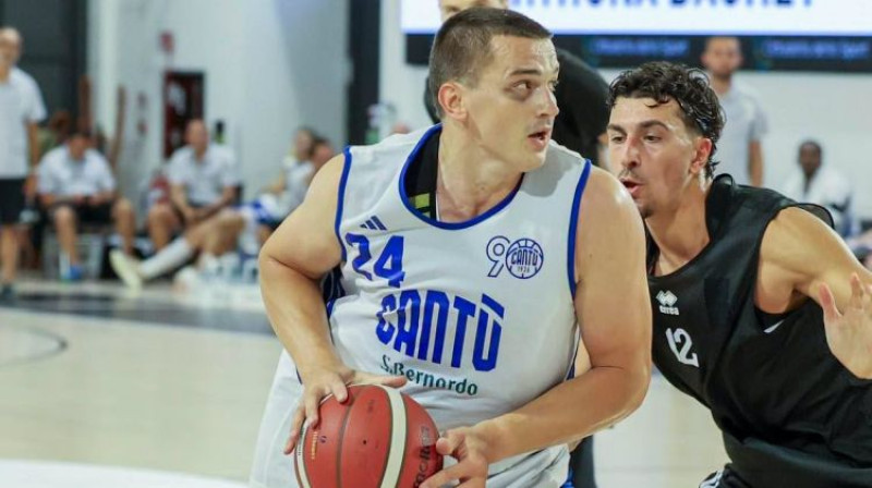 Andrejs Gražulis. Foto: Pallacanestro Cantù﻿