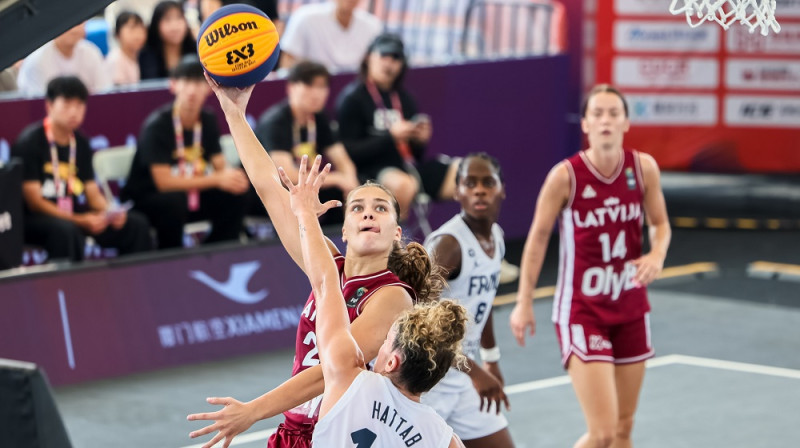 Enija Ķīvīte 2026. gada 19. septembrī. Foto: FIBA 3x3