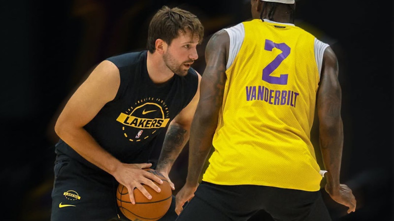 Luka Dončičs. Foto: Los Angeles Lakers