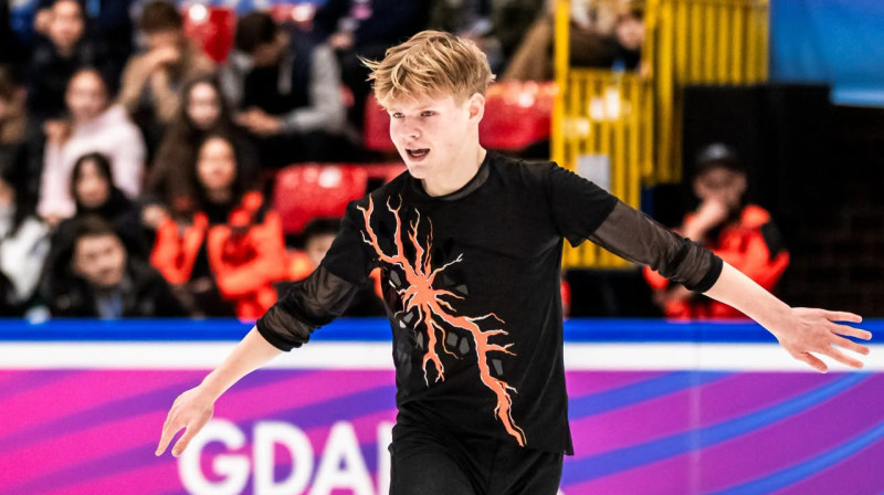 Jānis Znotiņš. Foto: ISU Figure Skating