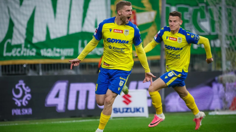 Vladislavs Gutkovskis. Foto: Wojciech Szymański/Arka Gdynia