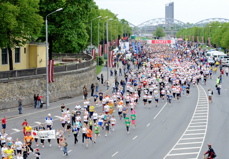 Klāt jubilejas Rīgas maratons ar dalībnieku rekordskaitu
