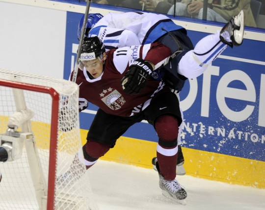 Latvija izcīna punktu pret Somiju