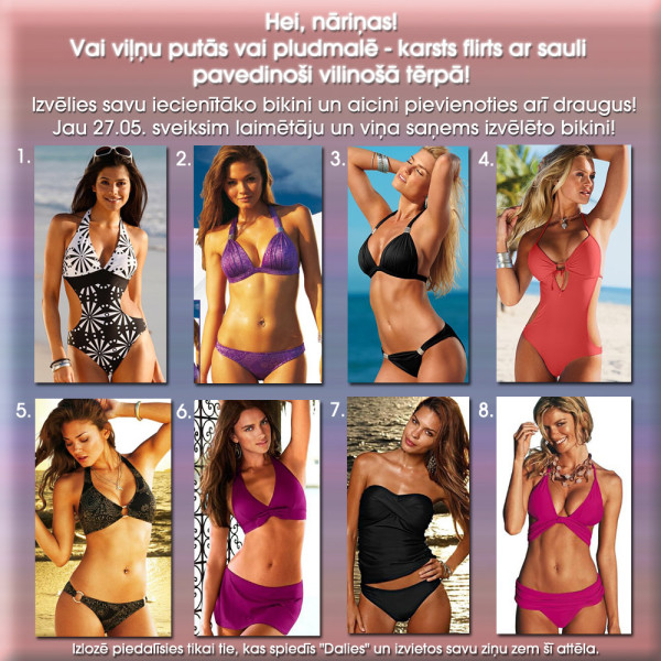 Bonprix bikini konkurss no Facebook