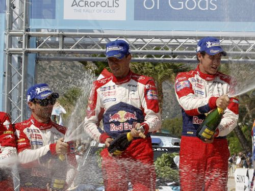 Grieķijas WRC rallijā uzvar Ožjē, Tanaks avarē (+video)