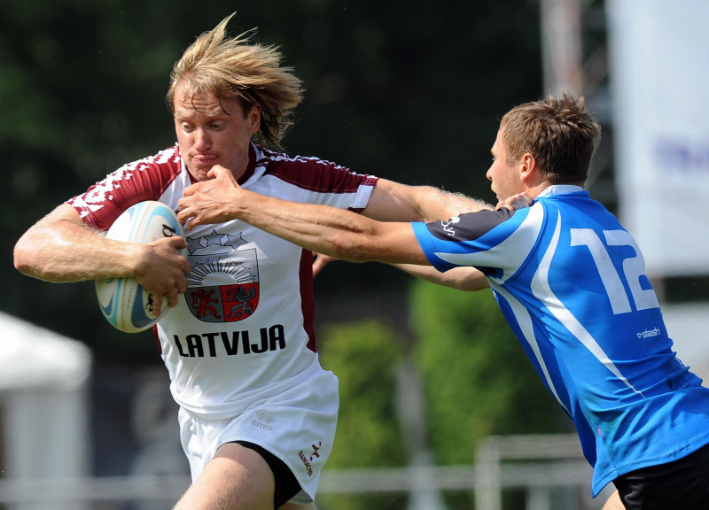 Latvija Eiropas čempionātu regbijā 7 sāk ar uzvaru un neizšķirtu