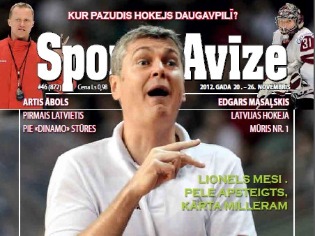 Sporta Avīze. 2012.gada 46.numurs (20.novembris - 26.novembris)