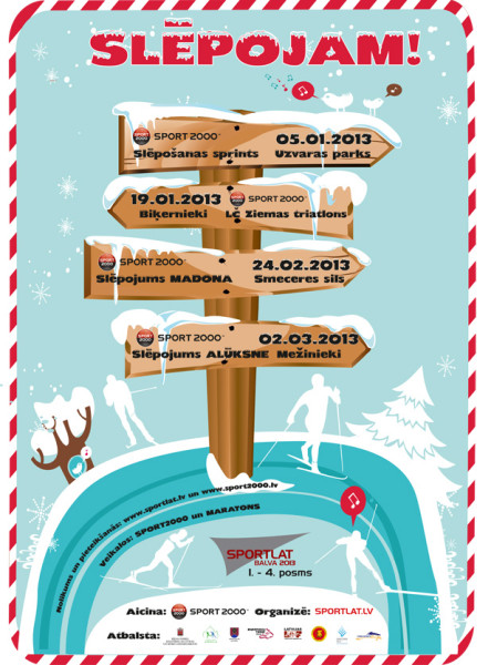 Nedēļas nogalē notiks "Sport2000" slēpošanas sprints