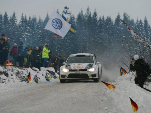 Ožjē pārliecinoši triumfē Zviedrijas WRC rallijā
