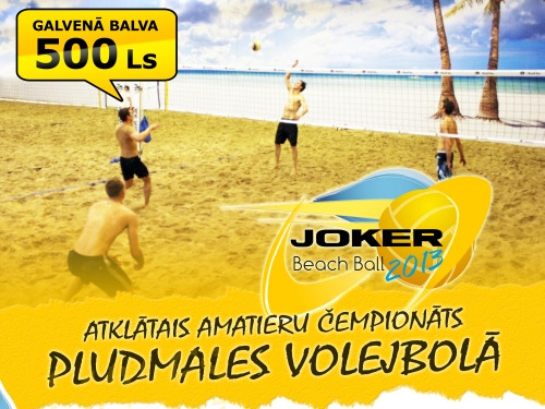 Sestdien tiks atklāts "Joker Beach Ball 2013"