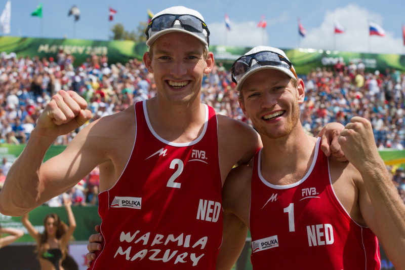 Pasaules čempioni pludmales volejbolā – Brauvers un Meuvsens