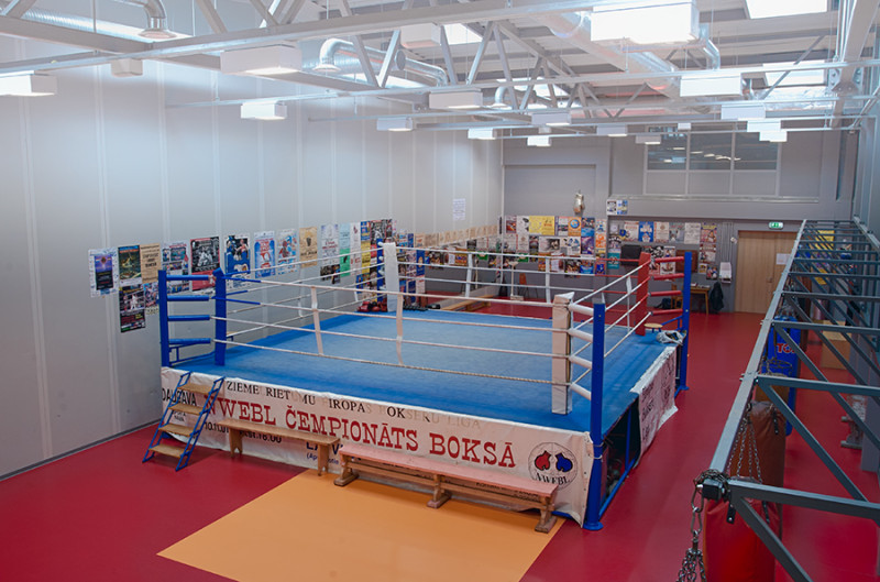 Liepājas Olimpiskajā centrā pieejama boksa zāle