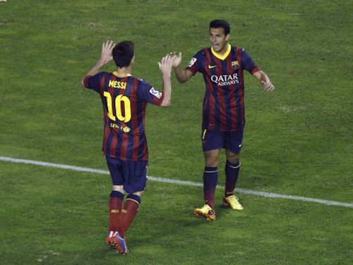 Pedro ar hat-trick nodrošina pārliecinošu "Barcelona" uzvaru