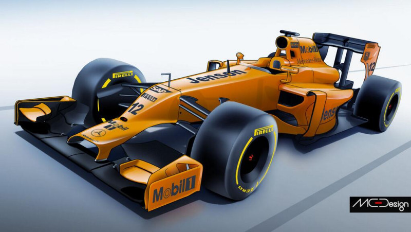 Kā varētu izskatīties 2014. gada F1 sacīkšu auto?