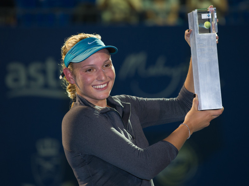 17 gadus vecā Vekiča pirmo reizi uzvar WTA turnīrā