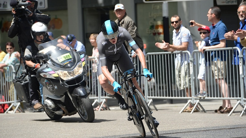 Saramotinam 15.vieta "Criterium du Dauphine" pirmajā posmā, uzvar Frūms