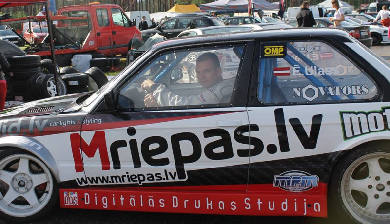 Latvijas PRO drifta čempionāta 2. posmā uzvar jelgavnieks Ulass