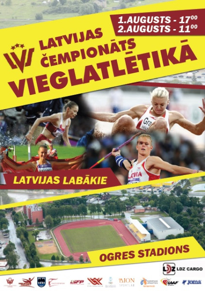 Ogrē notiks Latvijas čempionāts