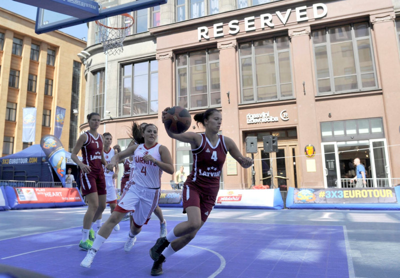 Spānija, Krievija, Slovēnija: Latvijas pretinieces 3x3 Eiropas čempionātā