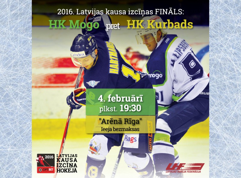 4. februārī norisināsies Latvijas kausa izcīņas fināls hokejā