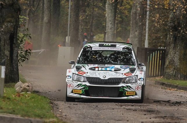 Rovanpera 16 gadu vecumā kļūst par Latvijas čempionu rallijā