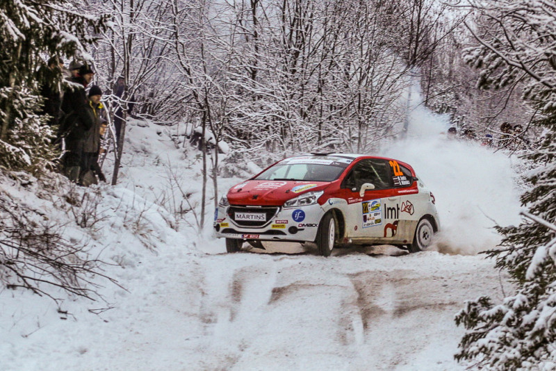 "Rally Alūksne Ziemas kausu" izcīna Rovanpera, Seskam 1000 eiro balva