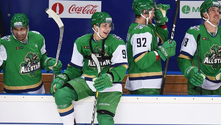 KHL Zvaigžņu spēlē uzvaras vārtus gūst MHL hokejists
