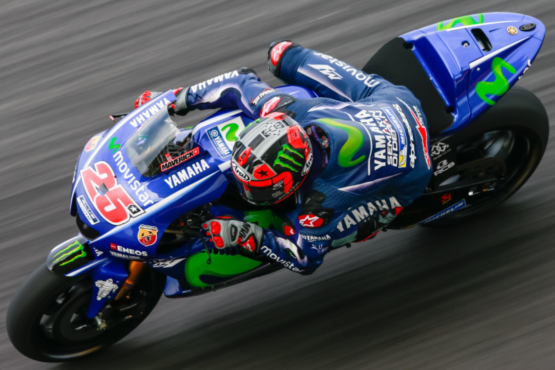 MotoGP testus Sepangā ar ātrāko laiku noslēdz "Yamaha" pārstāvis Vinjaless