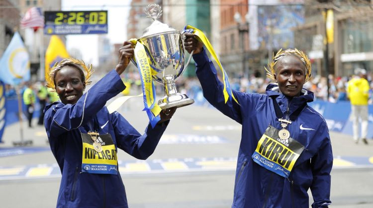 Bostonas maratonā triumfē Kenijas skrējēji, Prokopčuka nepiedalās