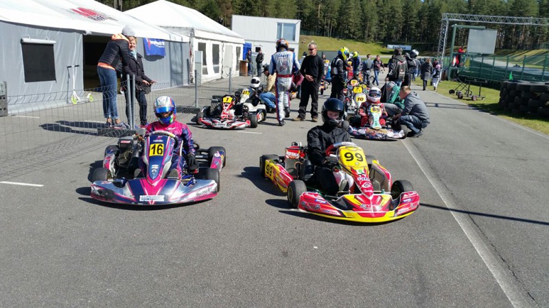 Kartingists Dāniels Lācis jauno sezonu atklāj ar 2. vietu Kandavā