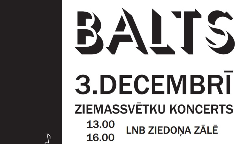 LNB izskanēs Adventes laika koncerti “Balts”