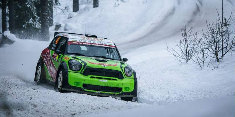 Ukraiņa Gorbana WRC ekipāža triumfē "Rally Alūksne"