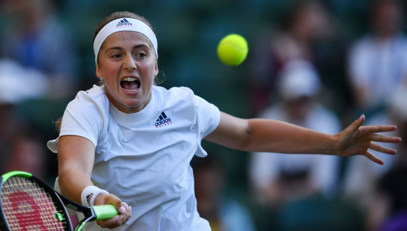 Ostapenko ar nestabilu spēli uzvar Vimbldonas pirmās kārtas mačā