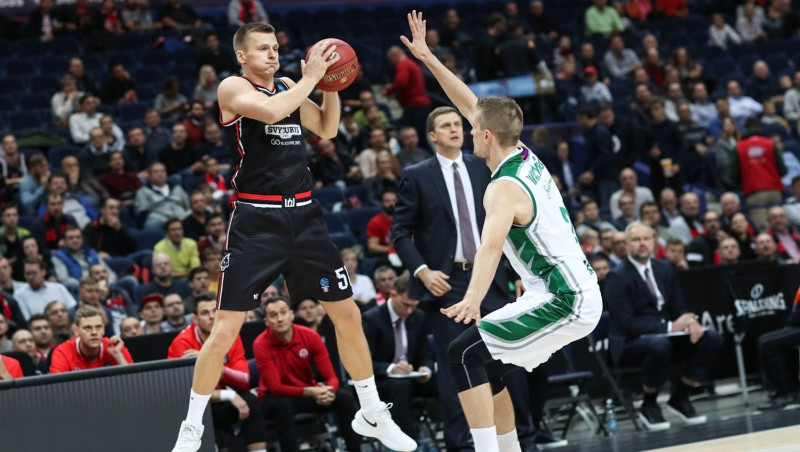 Helmaņa trenētā "Rytas" izrāvienu spēlē pieveic "Unicaja"