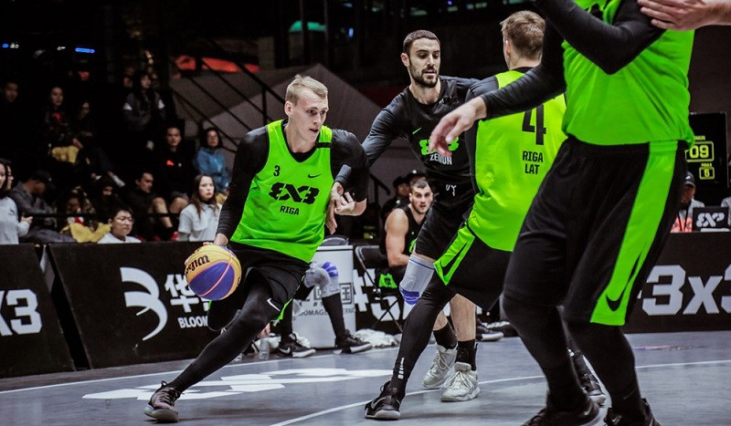 Latvijas 3x3 basketbolisti iekļūst sezonas pirmā Pasaules tūres posma ceturtdaļfinālā