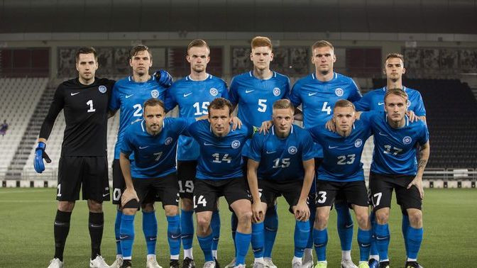 Igaunijas futbola izlase nospēlē neizšķirti ar Islandi, kas nav uzvarējusi gadu