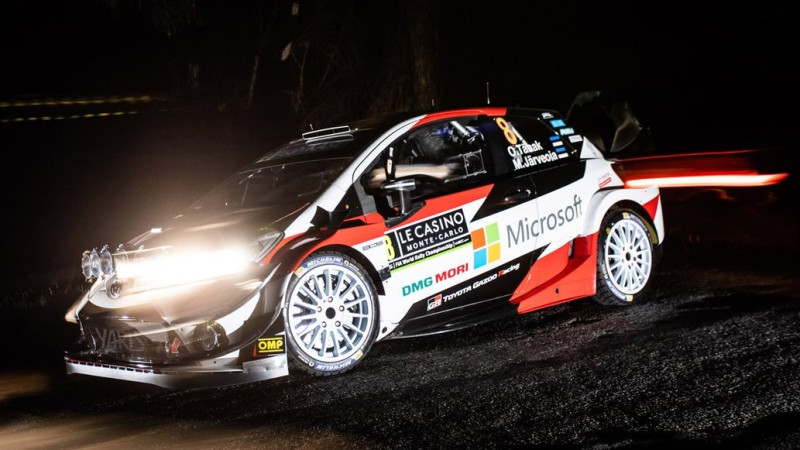 Ots Tanaks līderis pēc pirmās Montekarlo WRC rallija dienas, Mīke pārsit riteni